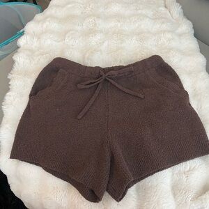 Auden High Waist Brown Women's Shorts